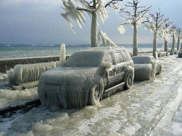 Record freezing temperatures in USA